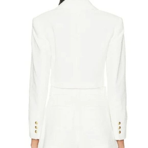 A.L.C. Banks Textured Cropped Blazer - Picture 3 of 10
